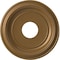 Ekena Millwork Traditional PVC Medallion (Canopies up to 7 1/2"), 13"OD x 3 1/2"ID x 1 1/4"P, Metallic Gold Rush CMP13TRCGH - alternate 1